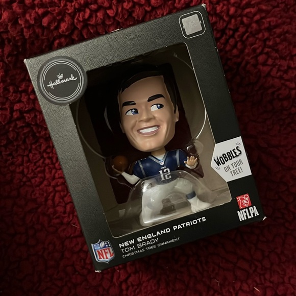 New England Patriots Tom Brady bobble head ornament Christmas holiday #12 goat🐐 - Picture 2 of 8